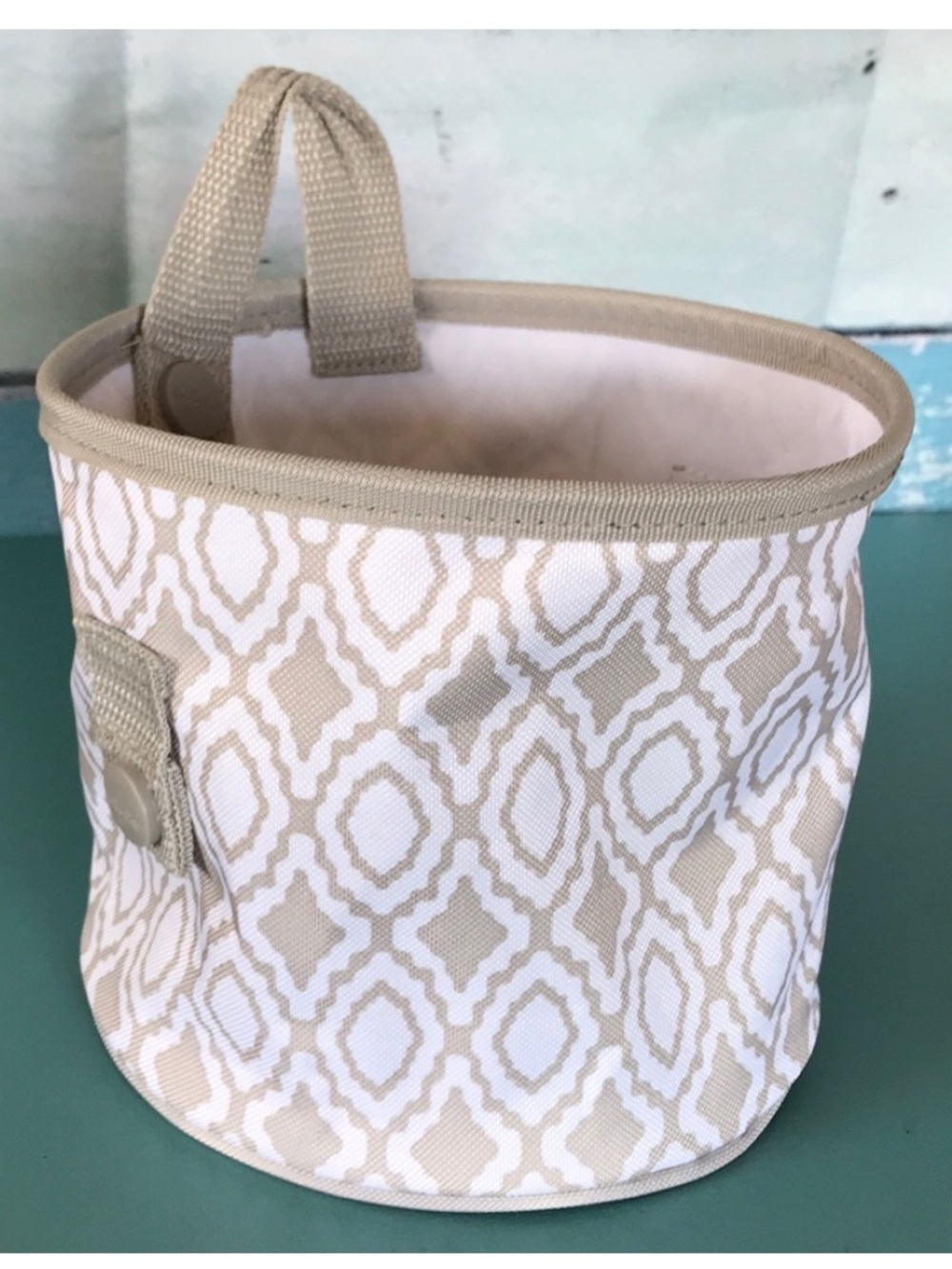 Thirty one Oh-Snap bin taupe perfect pendant pattern